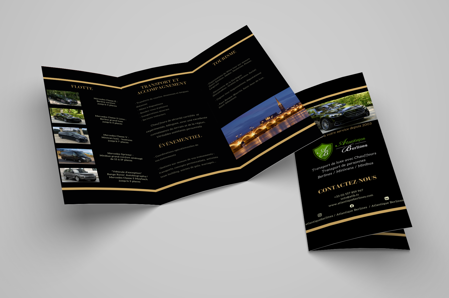 Dépliants plis roulés BDX Print