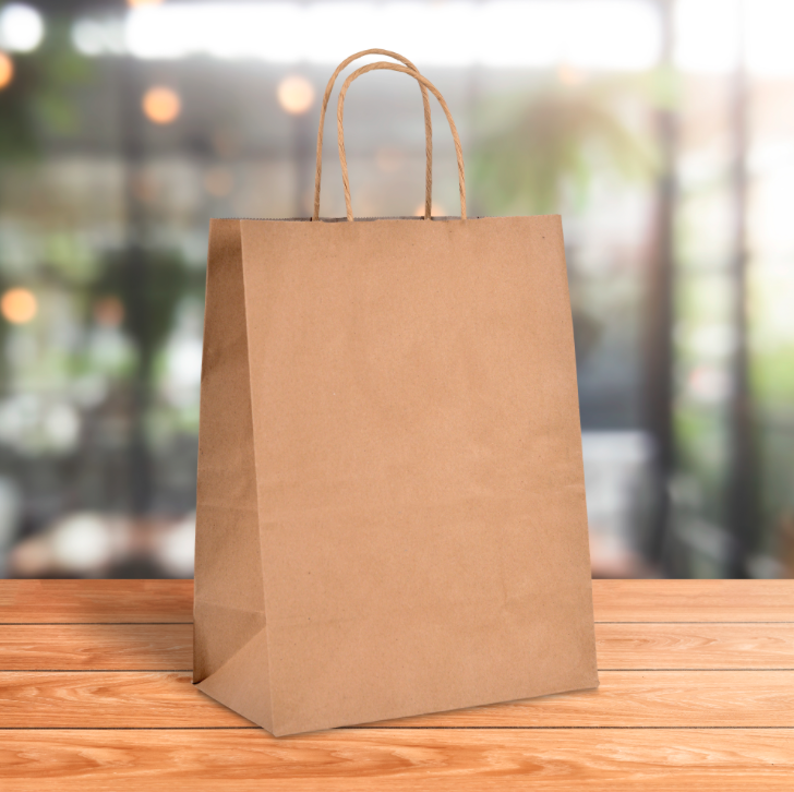 sac papier kraft personnalisé recyclé