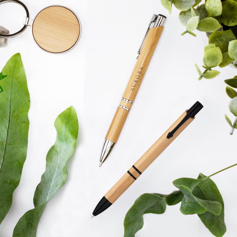 Stylo personnalisé bambou