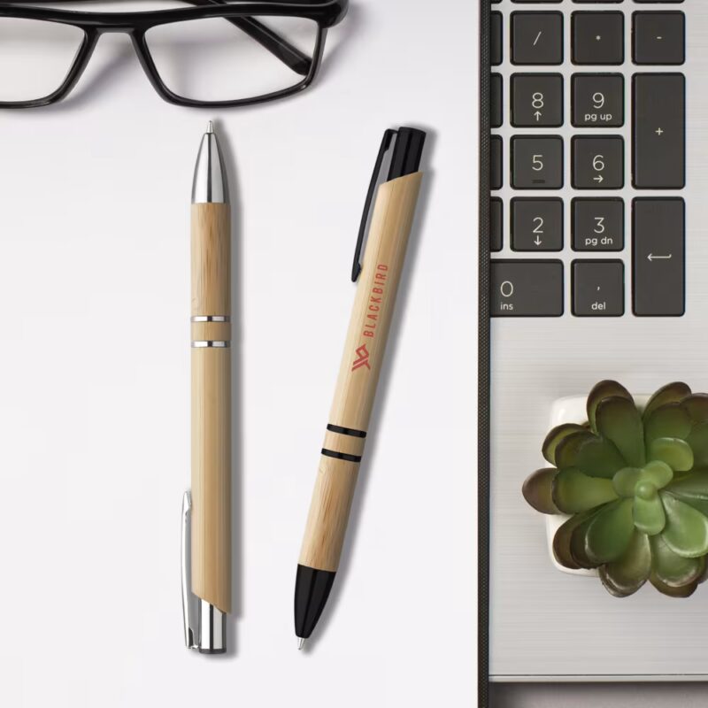 Stylo personnalisé bambou