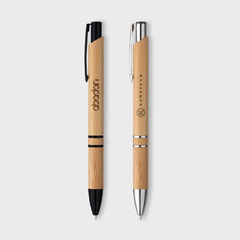 Stylo personnalisé bambou