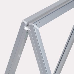 Exemple de a-board textile frame imprimé en qualité professionnelle