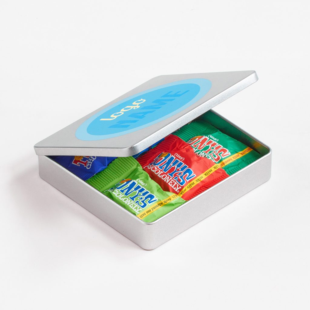 Impression de aluminum can with chocolate professionnelle par BDX Print