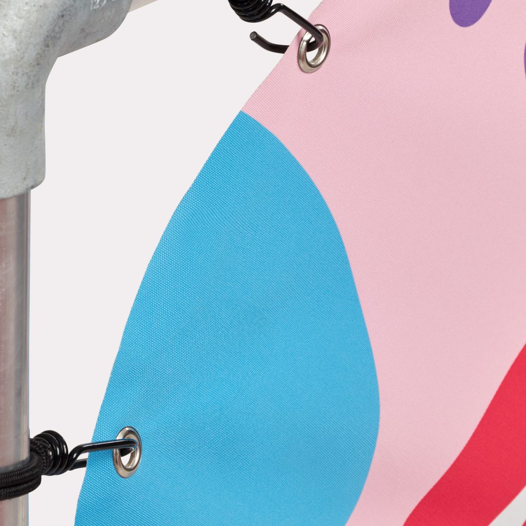 Impression de banner – custom shape professionnelle par BDX Print