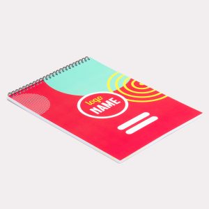 Exemple de bloc-note imprimé en qualité professionnelle