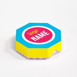 Exemple de boîte cadeau avec vos chocolats préférés imprimé en qualité professionnelle