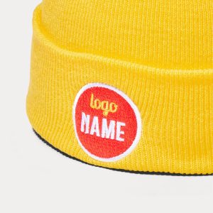 Exemple de bonnet tricot original imprimé en qualité professionnelle