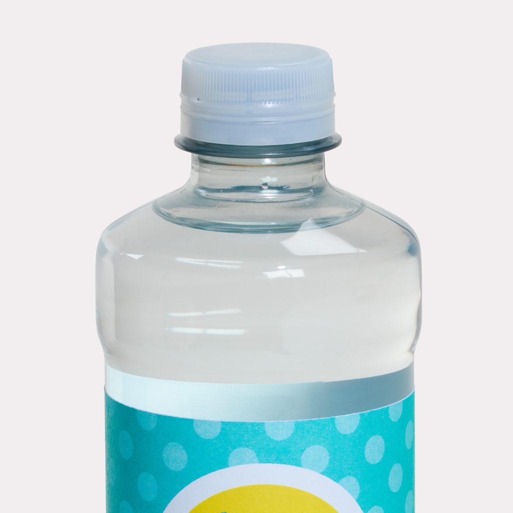 Impression de bouteille d’eau en r-pet 500 ml professionnelle par BDX Print