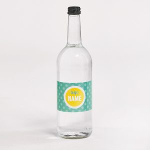 Exemple de bouteille d’eau en verre 750 ml imprimé en qualité professionnelle