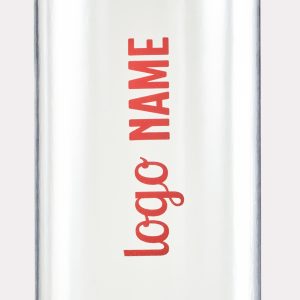 Exemple de bouteille en rpet avec couvercle en bambou imprimé en qualité professionnelle