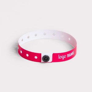 Exemple de bracelet en plastique imprimé en qualité professionnelle