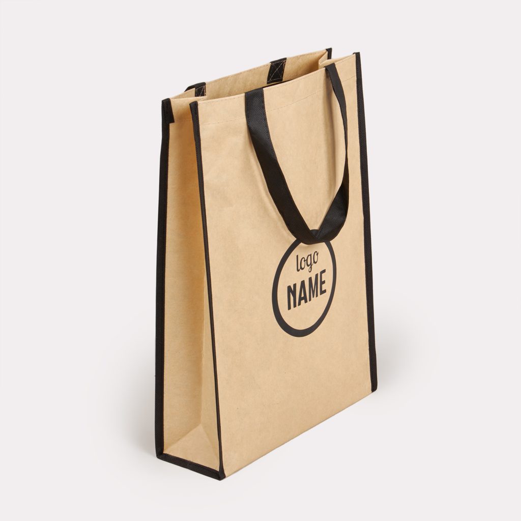 Impression de cabas intissés avec papier kraft brun professionnelle par BDX Print