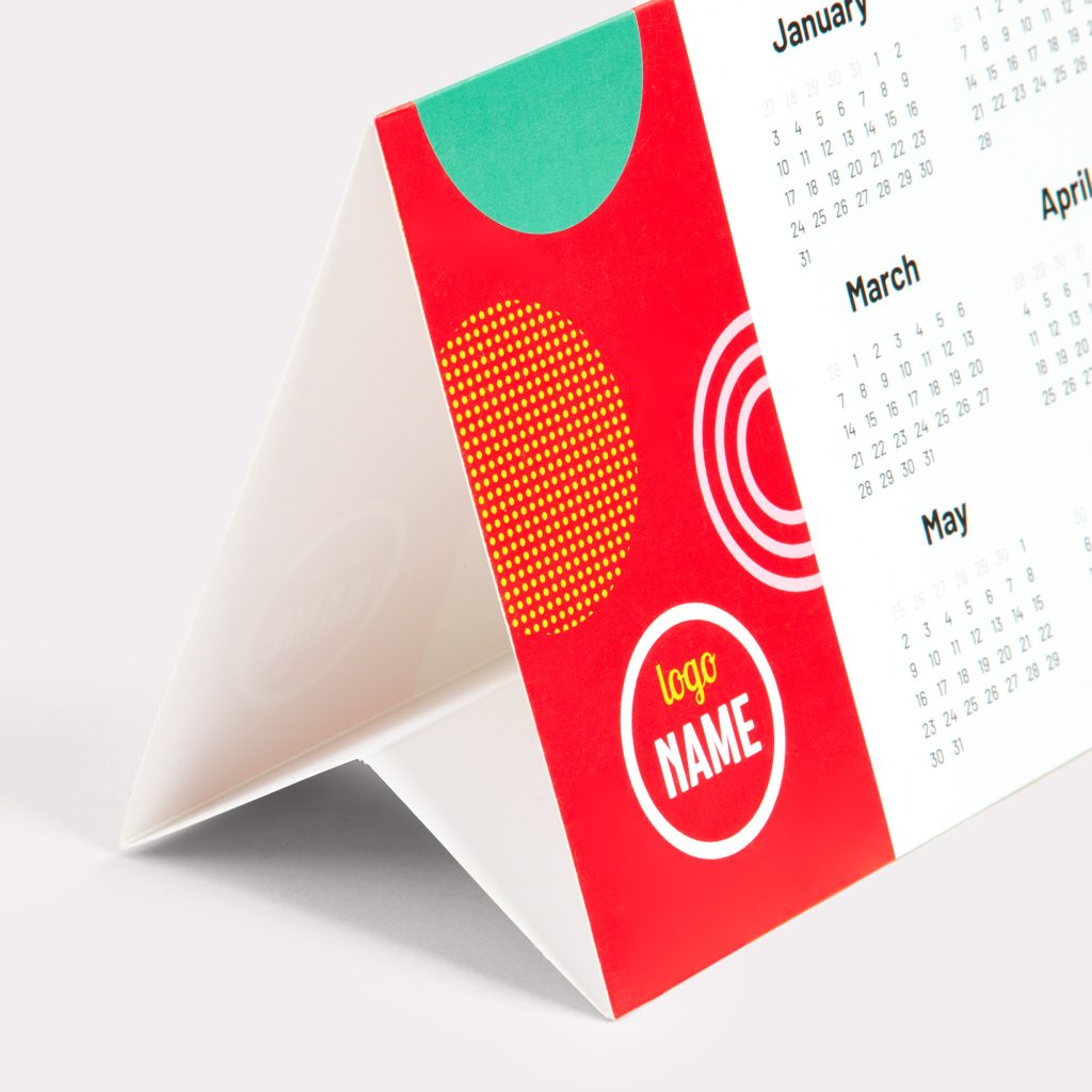 Impression de calendrier de bureau avec chevalet professionnelle par BDX Print