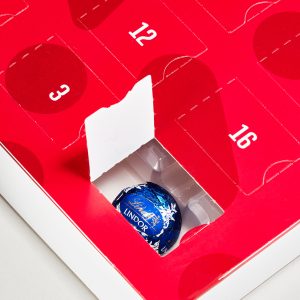 Exemple de calendrier de l’avent premium imprimé en qualité professionnelle