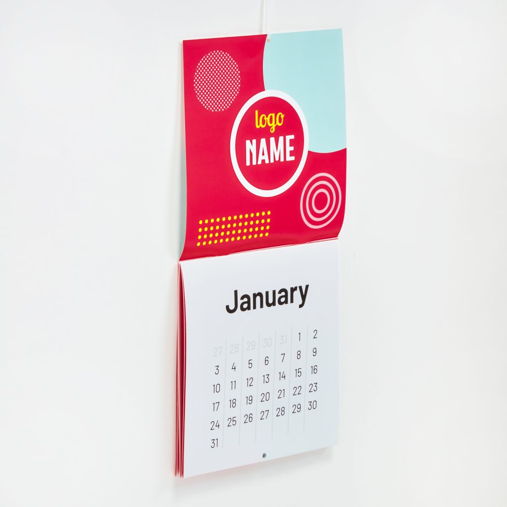 Impression de calendrier mural agrafé professionnelle par BDX Print