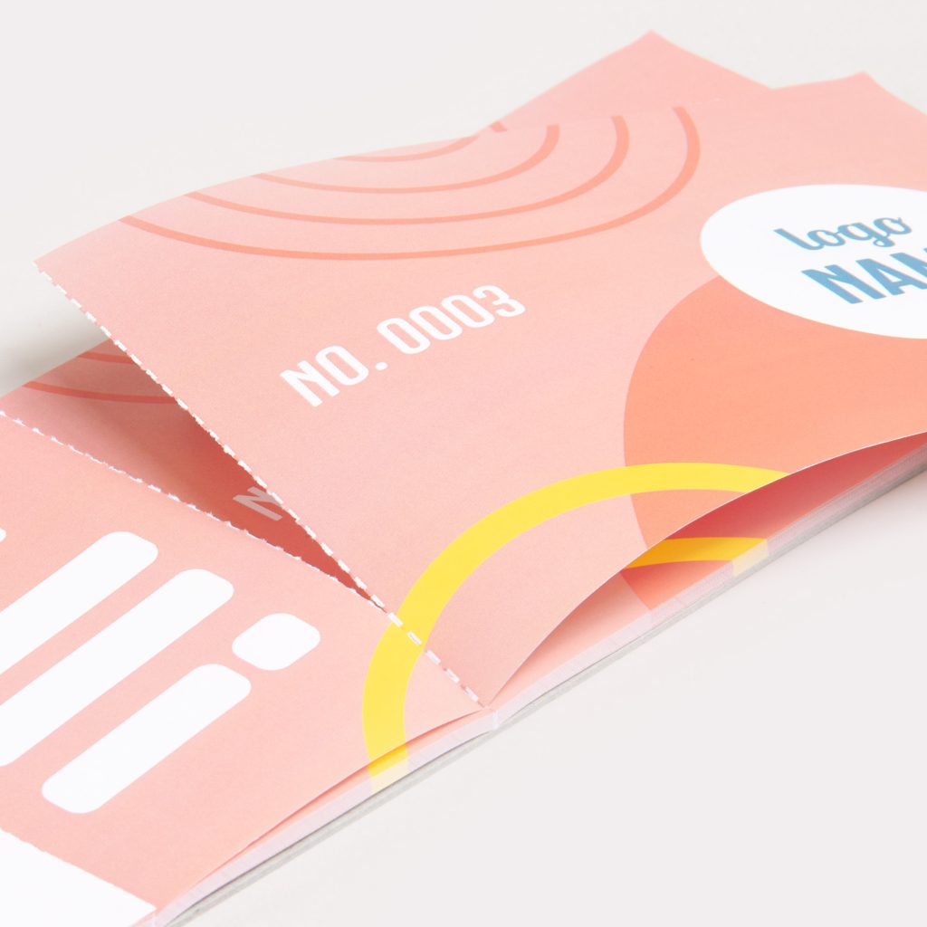 Impression de carnet de tickets professionnelle par BDX Print