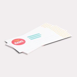Exemple de carte de remerciement imprimé en qualité professionnelle