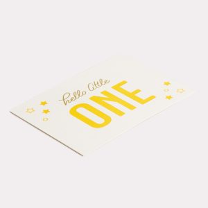 Exemple de carte luxe et letterpress imprimé en qualité professionnelle