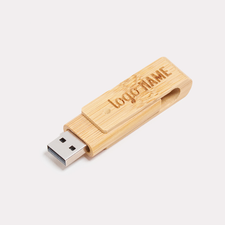 Impression de clé usb en bambou professionnelle par BDX Print