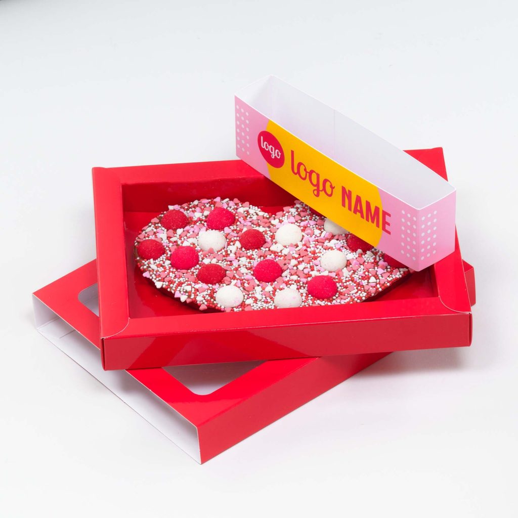 Impression de coeur en chocolat professionnelle par BDX Print