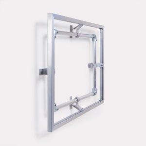 Exemple de double cadre pour fixation invisible imprimé en qualité professionnelle