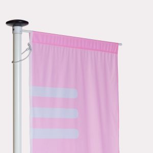 Exemple de drapeau bannière imprimé en qualité professionnelle