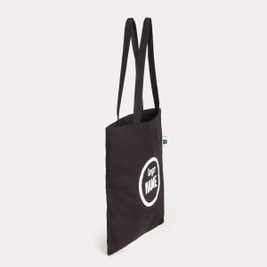 Exemple de fairtrade/gots sac avec anses en coton imprimé en qualité professionnelle