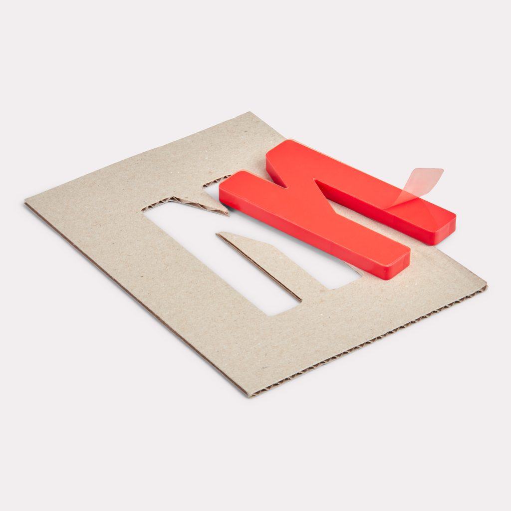 Impression de gabarit de montage lettres en acrylique professionnelle par BDX Print