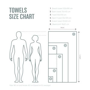 Exemple de gant de toilette imprimé en qualité professionnelle