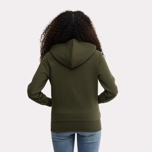 Exemple de hoodie tee jays full-zip imprimé en qualité professionnelle