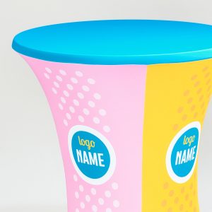 Exemple de housse pour table imprimé en qualité professionnelle