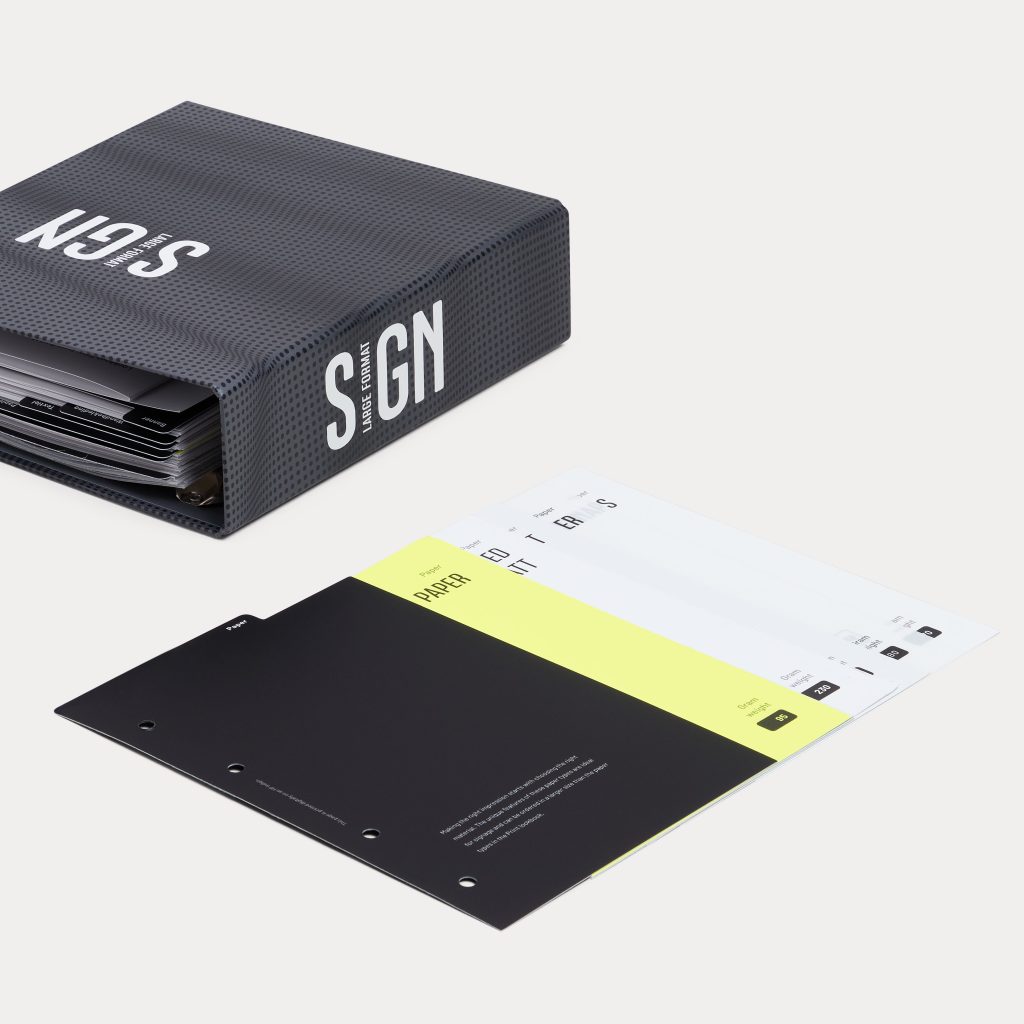 Impression de lookbook sign – catégorie papiers professionnelle par BDX Print