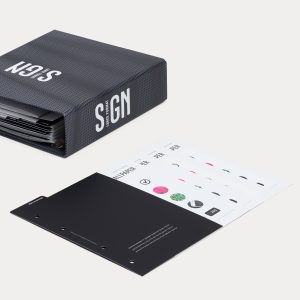 Exemple de lookbook sign – catégorie revêtements muraux imprimé en qualité professionnelle