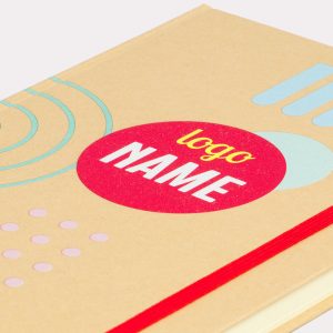 Exemple de notebook recycled cardboard imprimé en qualité professionnelle