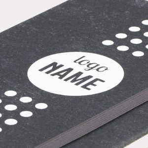 Exemple de notebook recycled pu imprimé en qualité professionnelle
