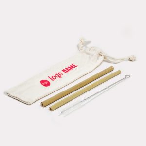 Exemple de paille réutilisable en bambou imprimé en qualité professionnelle