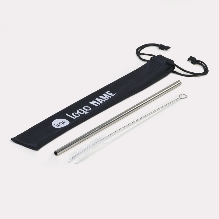 Impression de paille réutilisable en inox professionnelle par BDX Print