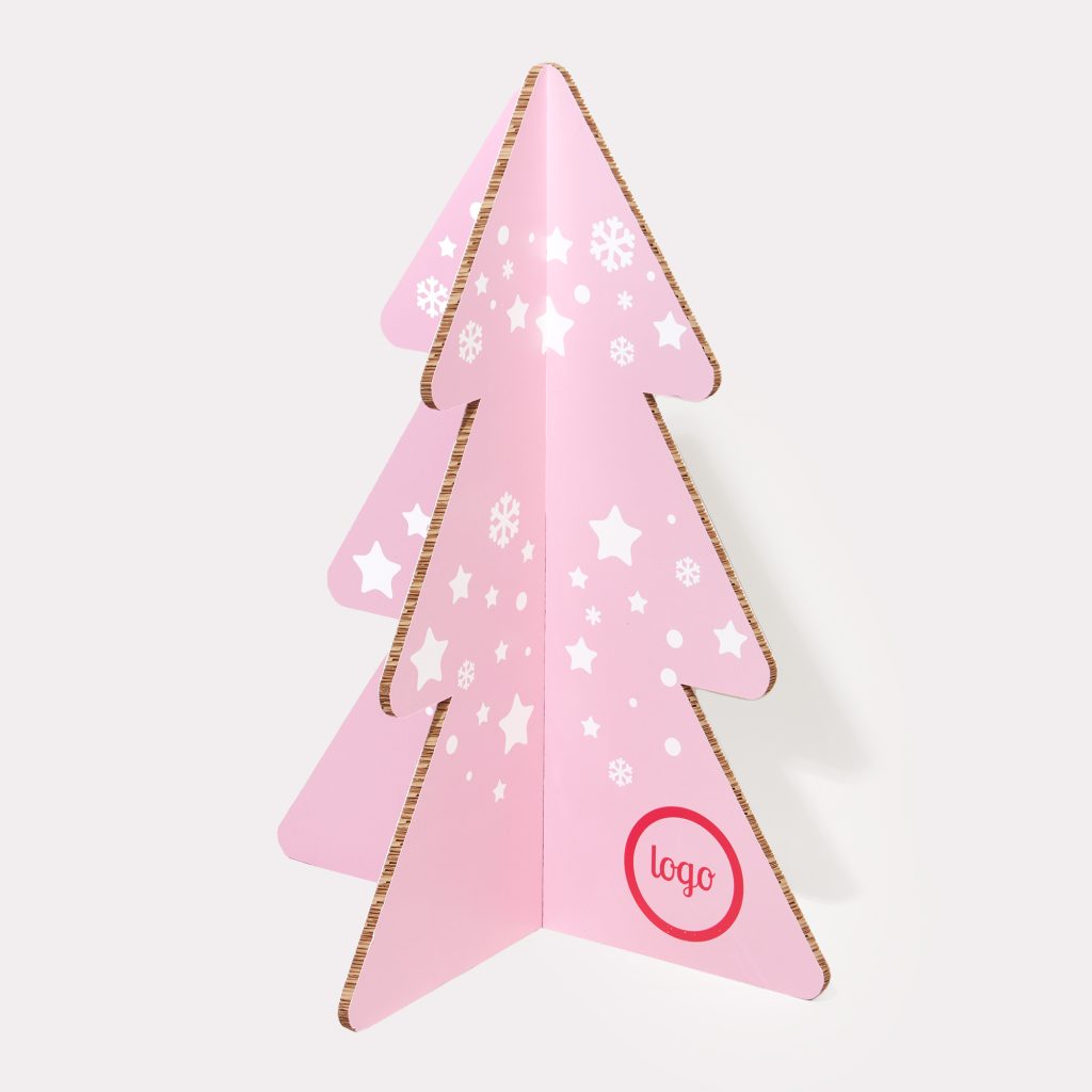 Impression de panneau carton re-board noël professionnelle par BDX Print
