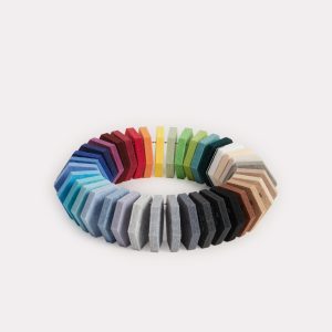 Exemple de pet-felt sample chain imprimé en qualité professionnelle