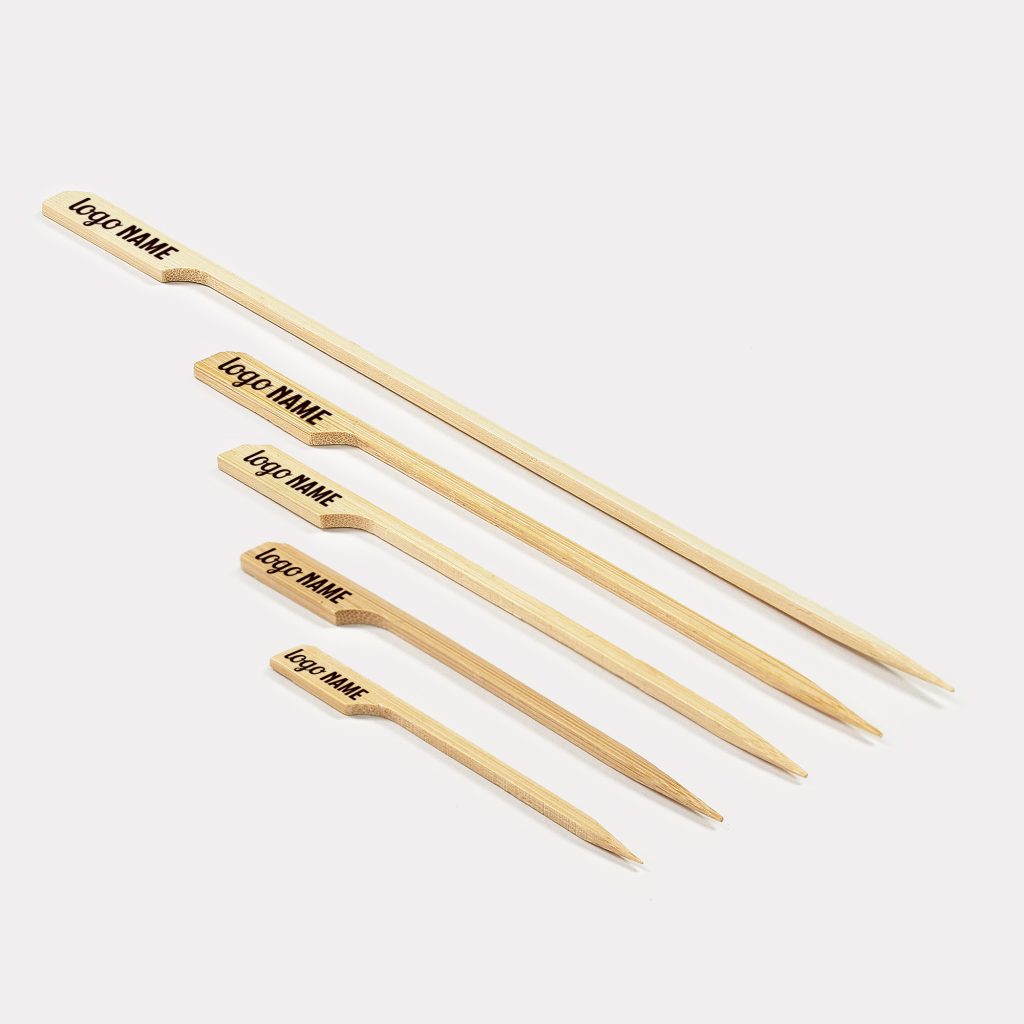Impression de pique à brochette en bambou professionnelle par BDX Print