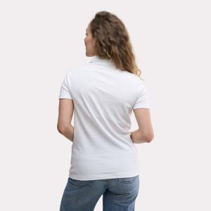 Exemple de polo tee jays pima cotton imprimé en qualité professionnelle