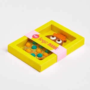 Exemple de poussin de chocolat imprimé en qualité professionnelle
