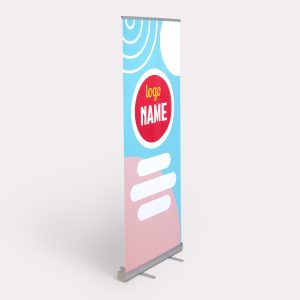 Exemple de roll-up imprimé en qualité professionnelle