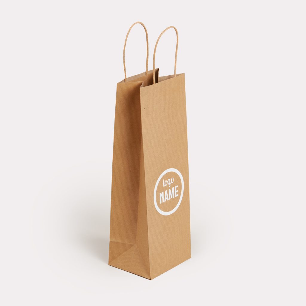 Impression de sac en papier à bouteille de vin – sérigraphie professionnelle par BDX Print
