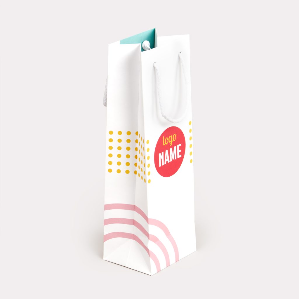 Impression de sac en papier luxe pour bouteilles de vin – offset professionnelle par BDX Print