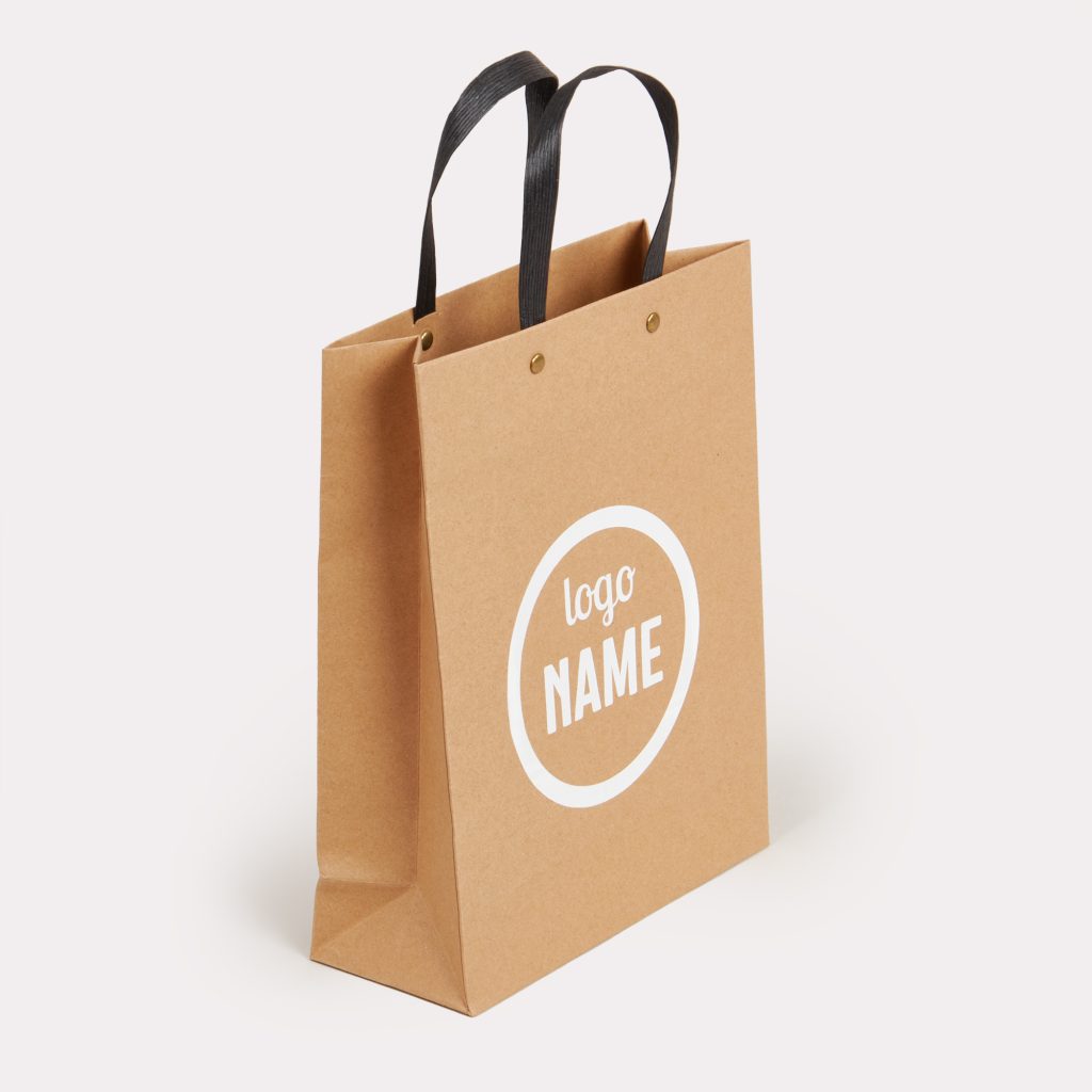 Impression de sac luxe en papier – recyclé avec goujons professionnelle par BDX Print