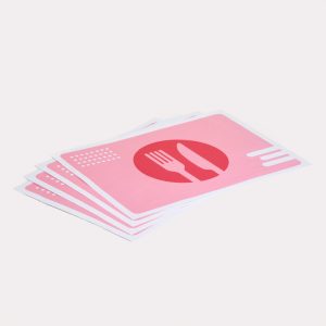 Exemple de sets de table imprimé en qualité professionnelle