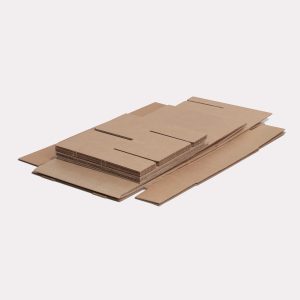 Exemple de siège cube en carton imprimé en qualité professionnelle