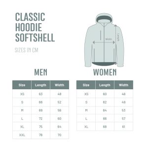 Exemple de softshell jacket with hood imprimé en qualité professionnelle