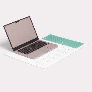Exemple de sous-main de bureau imprimé en qualité professionnelle